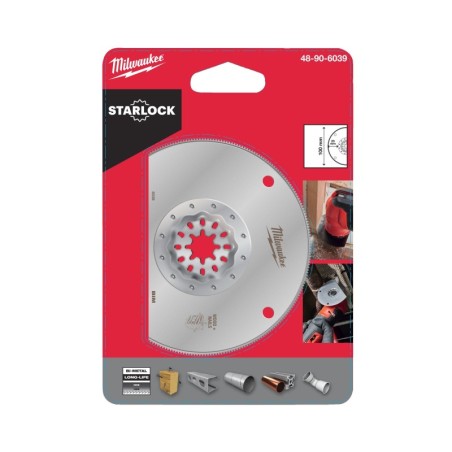 Lames multi-matériaux pour bois et bimétal 100 mm - Découpe et ponçage