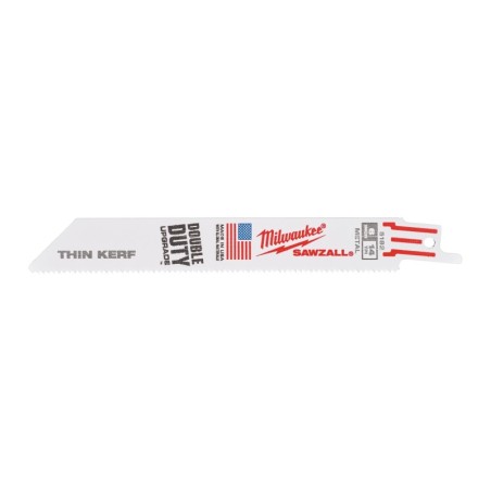 Metal Reciprocating Saw Blades: 5-Piece Thin Kerf 230mm Blade - Cutting and Sanding