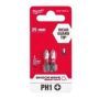Bit SHOCKWAVE per avvitatori ad impulsi PH1 25mm 2pz