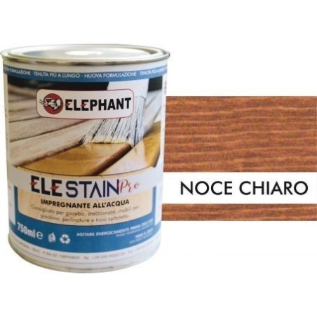 Teinture pour bois à base d'eau ELE STAIN PRO Noyer clair, 750 ml - Produits de l'eau