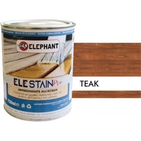 ELE STAIN PRO Teak Water-Based Wood Stain 750ml - Water Products
