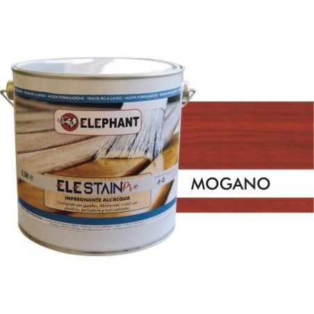 Teinture pour bois à base d'eau ELE STAIN PRO Acajou, 2,5 litres - Produits de l'eau