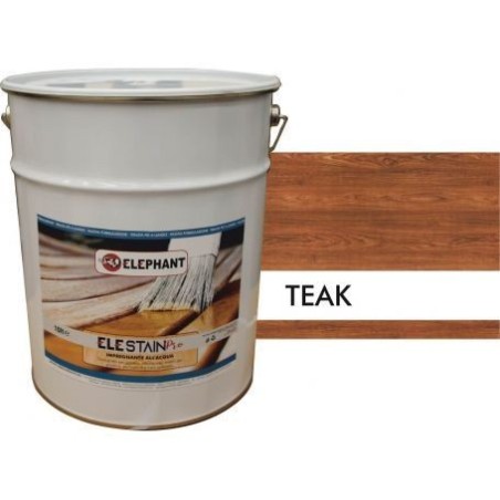 Impregnante 10lt per legno ad acqua ELE STAIN PRO Teak - Prodotti ad Acqua
