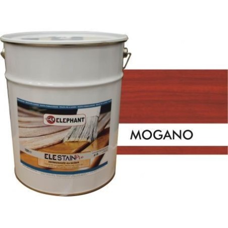 Impregnante 10lt per legno ad acqua ELE STAIN PRO Mogano - Prodotti ad Acqua
