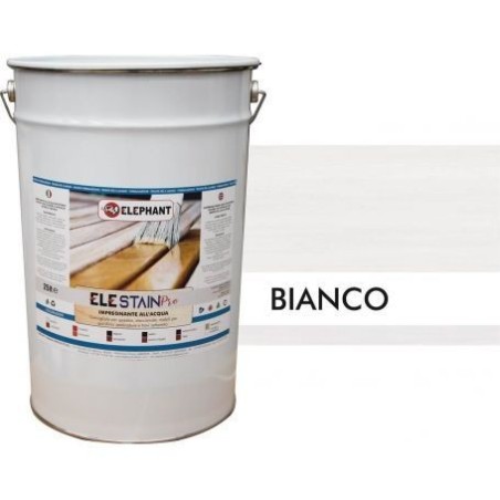 Teinture pour bois blanche à base d'eau ELE STAIN PRO 25 L - Produits de l'eau