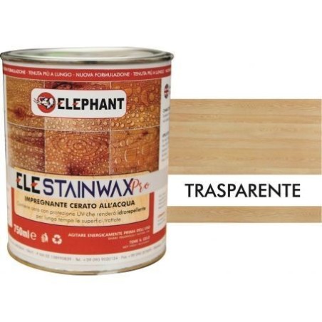 Impregnante CERATO 750ml per legno ad acqua ELE STAINWAX PRO Trasparente - Prodotti ad Acqua