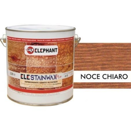 Teinture à bois à base d'eau ELE STAINWAX PRO Noyer clair 2,5 l - Produits de l'eau