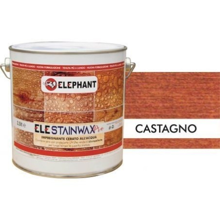 Teinture à bois à base d'eau ELE STAINWAX PRO Châtaigne 2,5 l - Produits de l'eau