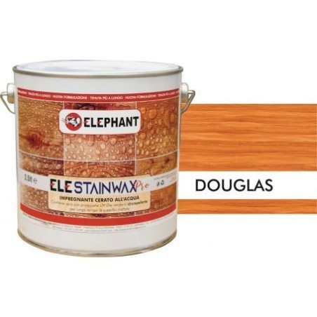 Impregnante CERATO 2,5lt per legno ad acqua ELE STAINWAX PRO Douglas - Prodotti ad Acqua