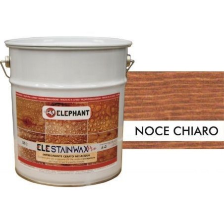 Impregnante CERATO 5lt per legno ad acqua ELE STAINWAX PRO Noce Chiaro - Prodotti ad Acqua