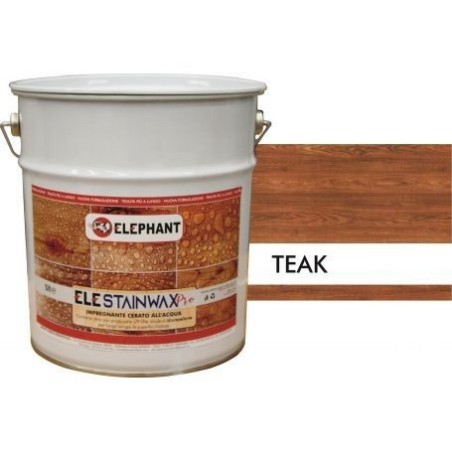 ELE STAINWAX PRO Teak 5lt water-based wax impregnator for wood - Water Products
