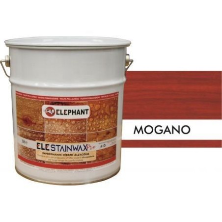 Impregnante CERATO 5lt per legno ad acqua ELE STAINWAX PRO Mogano - Prodotti ad Acqua
