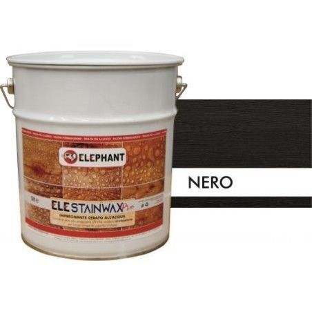 Impregnante CERATO 5lt per legno ad acqua ELE STAINWAX PRO Nero - Prodotti ad Acqua