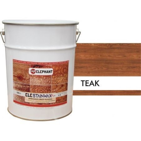 Impregnante CERATO 10lt per legno ad acqua ELE STAINWAX PRO Teak - Prodotti ad Acqua