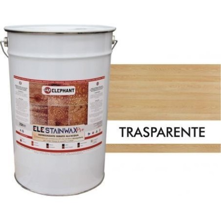 Impregnante CERATO 25lt per legno ad acqua ELE STAINWAX PRO Trasparente - Prodotti ad Acqua