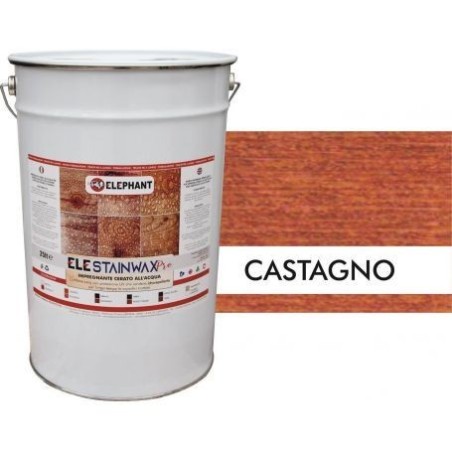 Teinture à bois à base d'eau ELE STAINWAX PRO Châtaigne 25 l - Produits de l'eau