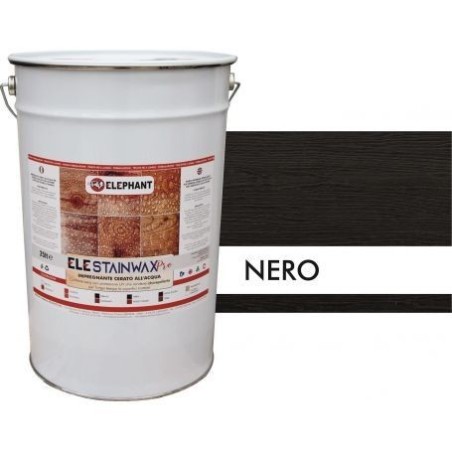 Impregnante CERATO 25lt per legno ad acqua ELE STAINWAX PRO Nero - Prodotti ad Acqua