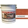 Imprégnateur pour bois externe de 5 litres pour cycle de cirage professionnel à base d'eau Castagno Maestro - Produits de l'eau