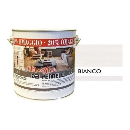 Impregnante legno esterni 2,5lt per ciclo cerato professionale ad acqua Bianco Maestro - Prodotti ad Acqua