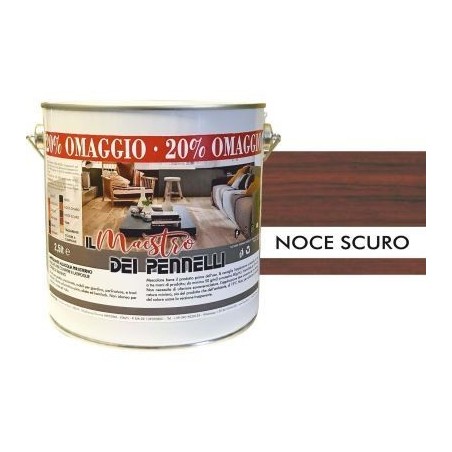 2.5lt external wood impregnator for professional water-based waxing cycle Dark Walnut Maestro - Water Products