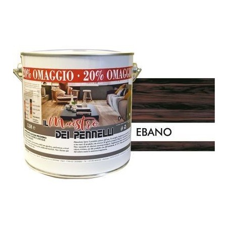 2.5lt external wood impregnator for professional water-based waxing cycle Ebano Maestro - Water Products