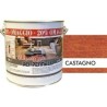 Imprégnateur pour bois externe de 2,5 litres pour cycle de cirage professionnel à base d'eau Castagno Maestro - Produits de l'eau