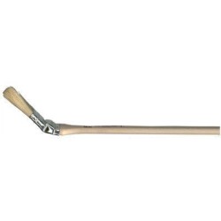 Brosse pour radiateur à poils blonds et manche en bois, 30 mm