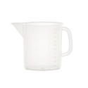 Transparent PP measuring jug 0.5lt - Painting Accessories