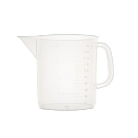 Transparent PP measuring jug 0.5lt - Painting Accessories