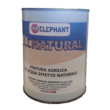 ELE NATURAL Water-Based Acrylic "Natural Effect" Finish - Water or Solvent Products