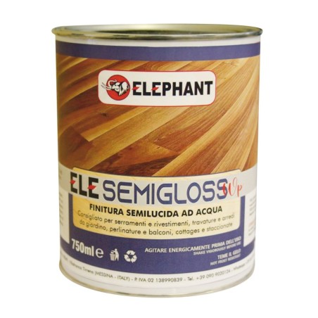 Finitura per legno semilucida all'acqua  ELE SEMIGLOSS WP - Prodotti Acqua o Solvente