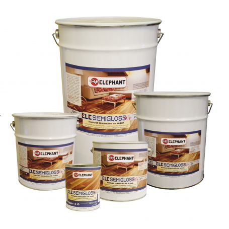 Finitura per legno semilucida all'acqua  ELE SEMIGLOSS WP