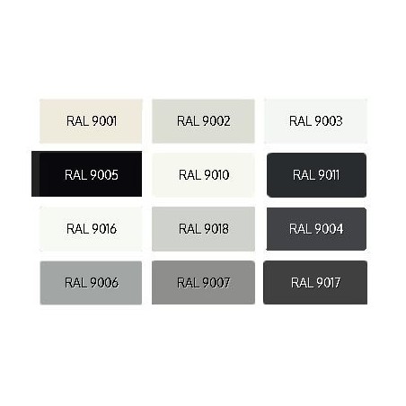 Water-based enamel Ral White and Black - Water-based enamel