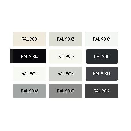 Smalto PU Lucido Ral Bianco e Nero