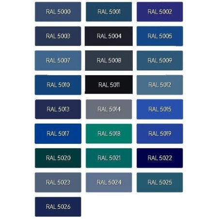 Émail PU mat bleu RAL - Émail PU mat