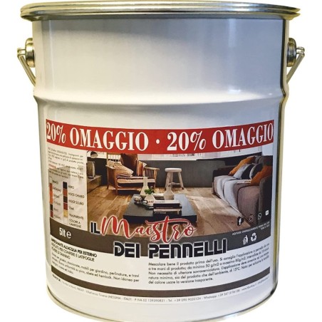 5lt Maestro water-based professional waxing cycle for exterior wood impregnator - Water or Solvent Products