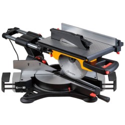 Scie à onglets radiale Compa 305 X2/T avec moteur à induction, 2000 watts, 32 kg