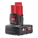 Batterie Milwaukee M12B4 4,0 Ah M12 - Offres Milwaukee