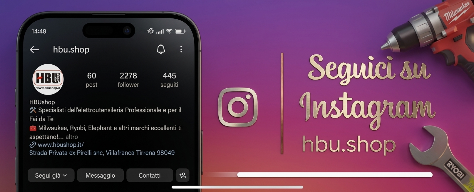 Seguici su Instagram